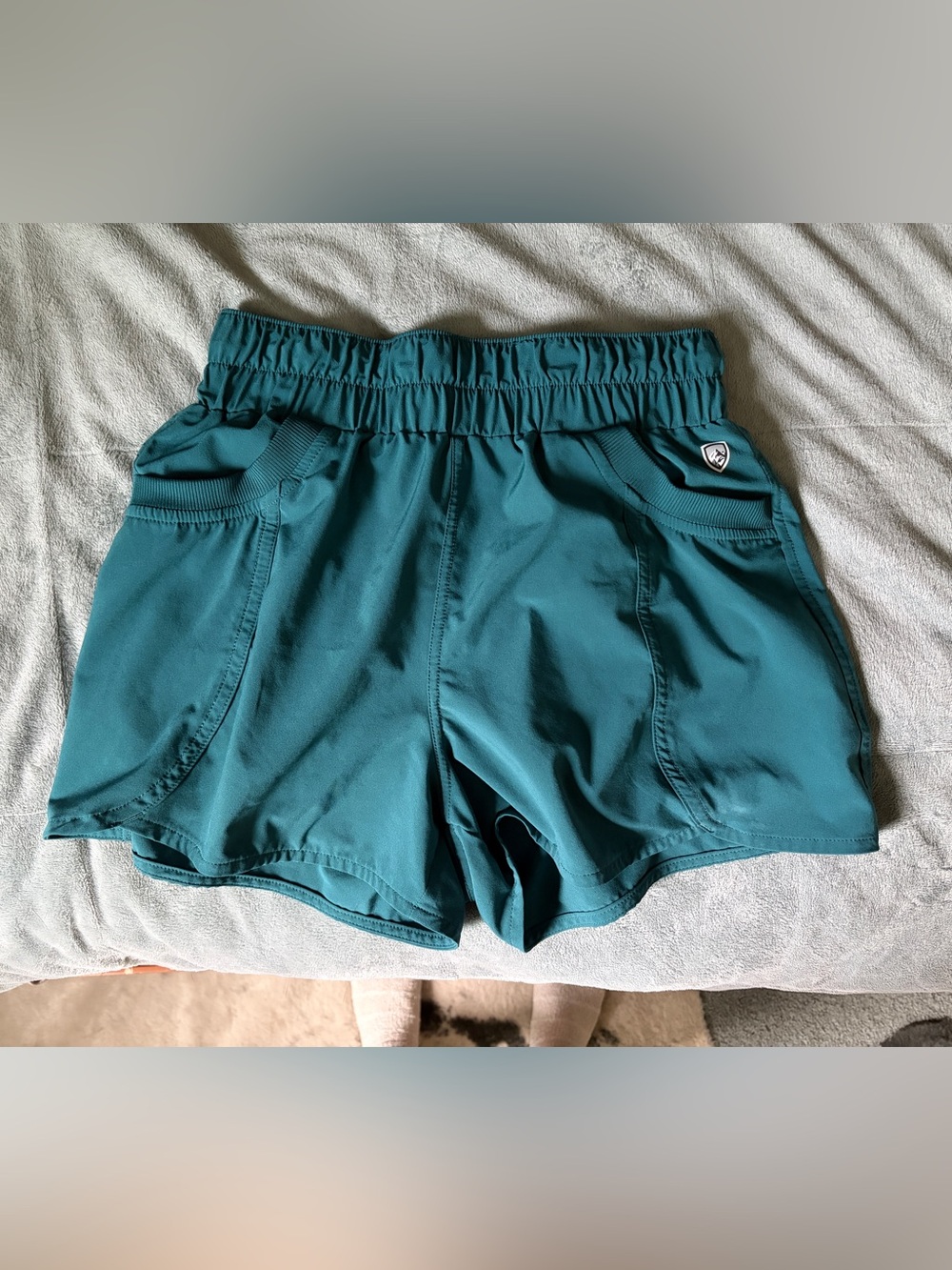 Kuhl Teal Women's Athletic Shorts - Picture 3 of 7